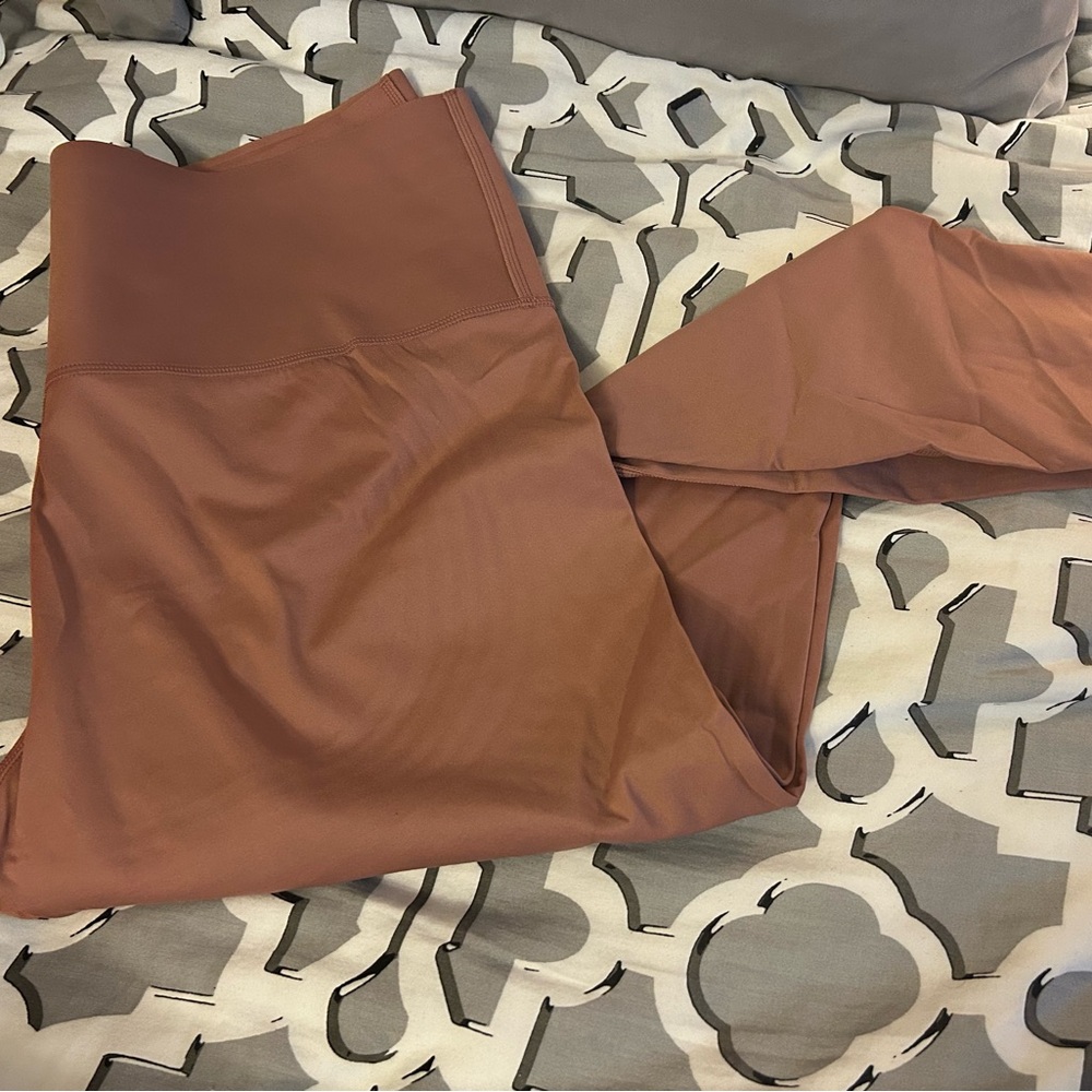 Knix HiTouch high rise leggings in rosewood XXL in like new condition